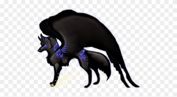 The Stuff On The Bottom Is Supposed To Be Lightning - Dark Wolf Dragon