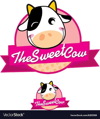 The Sweet Cow vector image