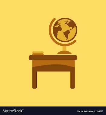 The table icon workplace and job office working vector image