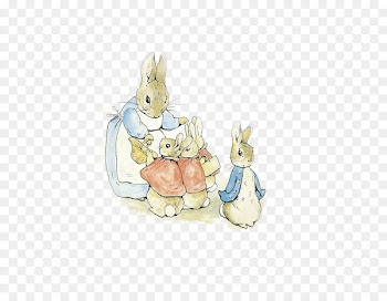 The Tale of Peter Rabbit Hill Top, Cumbria Collection of Beatrix Potter Stories, A Illustrator Illustration - Peter Rabbit 