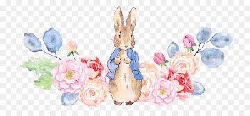 The Tale of Peter Rabbit Watercolor painting Illustration - Cartoon rabbit 