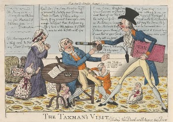 The Taxman's Visit, (vide) the Devil | Free Photo - rawpixel