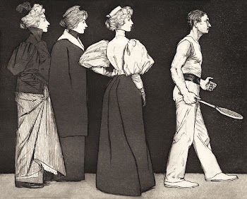 The Tennis Player (1896) by Eugen | Free Photo Illustration - rawpixel