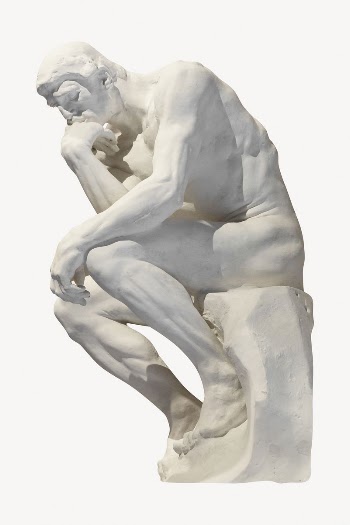 The Thinker statue sticker, historical | Free PSD - rawpixel