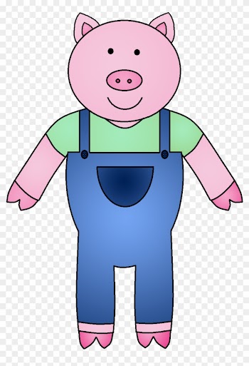 The Three Little Pigs Clipart - Three Little Pigs Pig