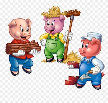 The Three Little Pigs - Three Little Pigs Clipart