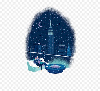 The Tiffany Tiffany & Co. Night Illustration - Winter night 