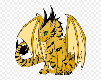 The Tiger Striped Dragon By Earth-tiger - Drawings Of Baby Dragons