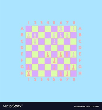The various chess position vector image