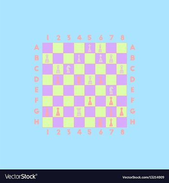 The various chess position vector image