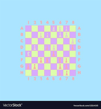 The various chess position vector image