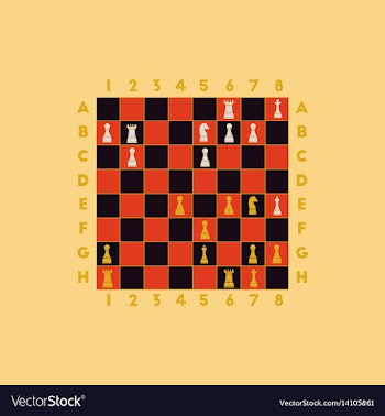 The various chess position vector image