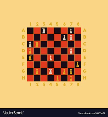 The various chess position vector image