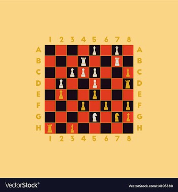 The various chess position vector image