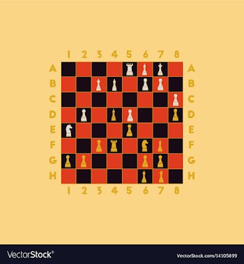The various chess position vector image