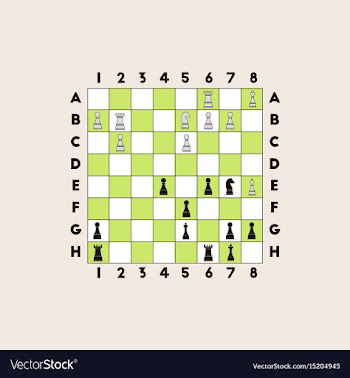 The various chess position vector image