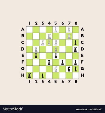 The various chess position vector image