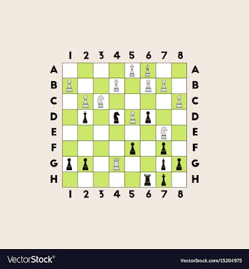 The various chess position vector image
