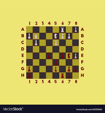 The various chess position vector image