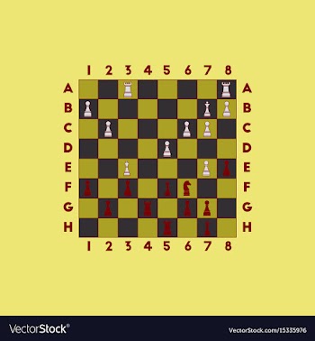 The various chess position vector image