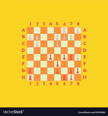 The various chess position vector image