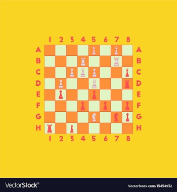 The various chess position vector image