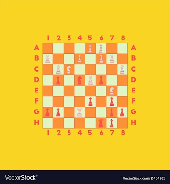 The various chess position vector image