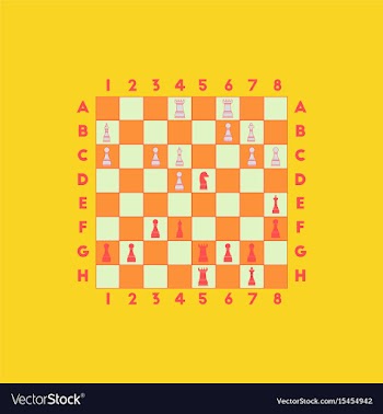 The various chess position vector image