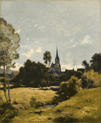 The Village Church (1891) painting | Free Photo - rawpixel