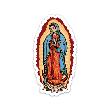 The Virgen de Guadalupe Sticker — blank tag co.
