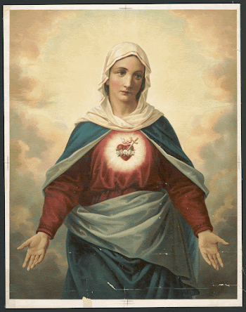 [The Virgin Mary with heart | Free Photo - rawpixel