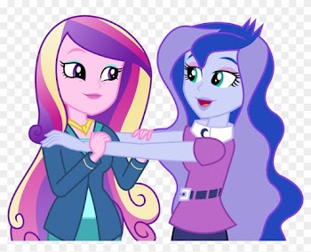 The Vp And The Dean By Sketchmcreations - Equestria Girls Cadence And Luna