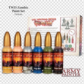 The Walking Dead Paint Brushes UNIF Wayland Games, Ltd., armypainter aps transparent background PNG clipart