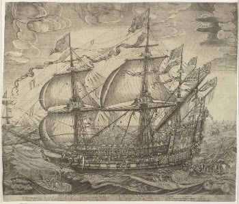 The Warship Three crowns | Free Photo - rawpixel