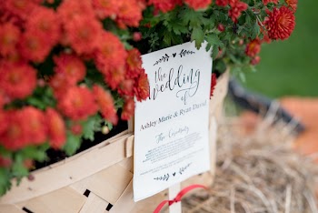 The Wedding Ashley Marie &amp; Ryan David Flower Arrangement