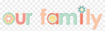 The Word Family Clipart - My Family Word Art