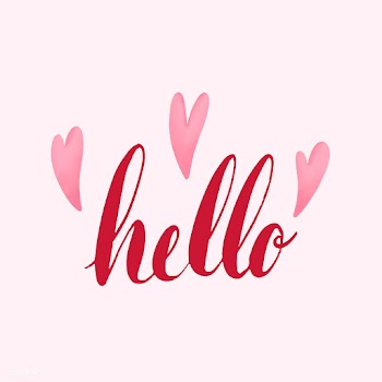 The word hello typography decorated with hear.. | Free stock vector - 511827