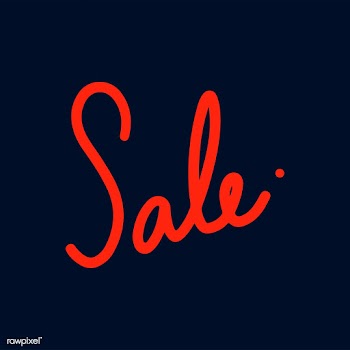 The word sale typography vector in red | Free stock vector - 472386
