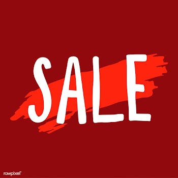 The word sale typography vector in white | Free stock vector - 472353