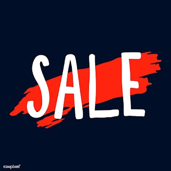The word sale typography vector in white | Free stock vector - 472369