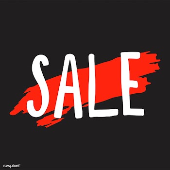 The word sale typography vector in white | Free stock vector - 472387
