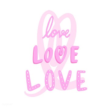 The words love typography vector | Free stock vector - 472383