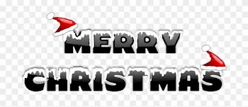 The Words "merry Christmas" Covered In Snow And Decorated - Merry Christmas Greeting Cards