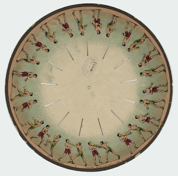 The zoopraxiscope, Athletes, Boxing (ca.1893) | Free Photo - rawpixel