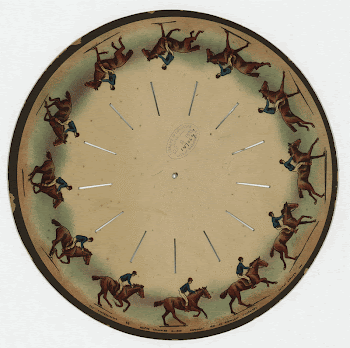 The zoopraxiscope, Horse galloping (ca.1893) | Free Photo - rawpixel