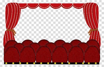 Theater curtain and chair , Cinema Frames Film frame Stage, Movie Theatre, Frame, Stage, Scene transparent background PNG clipart