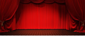 Theater drapes and stage curtains Light Theatre - Curtains perspective platform 