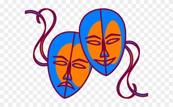 Theater Mask Clip Art Theatre Masks Clip Art At Clker - Masks Clipart