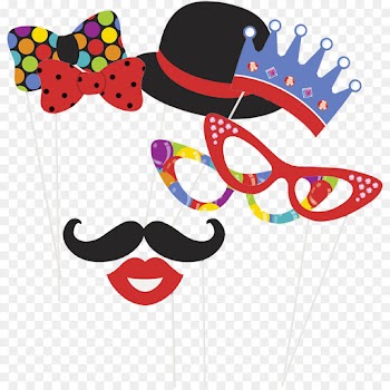 Theatrical Property, Party, Birthday Photo Props, Hair, Moustache PNG