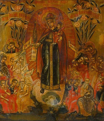 Theotokos in a mandorla | Free Photo - rawpixel